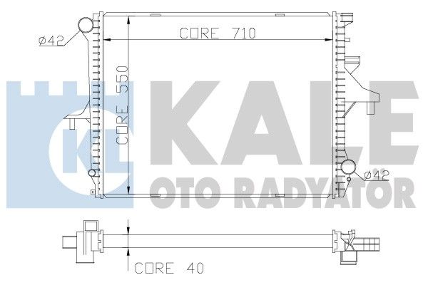 KALE OTO RADYATÖR Radiaator,mootorijahutus 367900